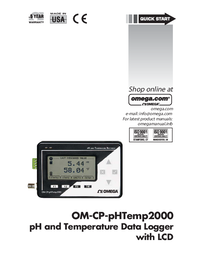 Thumbnail of document Manual - OM-CP-PHTEMP2000 pH & Temp. Data Logger w/ LCD Display